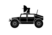 Armored vehicle icon, a Solid Icon by Sumberpangan (Thumbnail 1 of 3)
