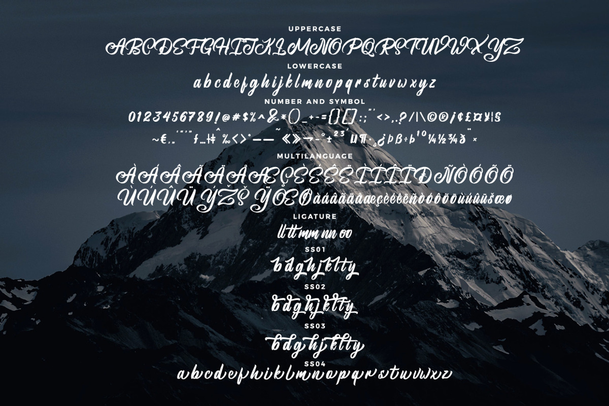 Brightsome - Script Font, a Script Font by FHFont (Photo 7 of 10)