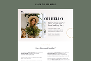 BE | Sales Page Template Canva, a Landing Page Template by Erin Cassidy (Thumbnail 2 of 6)