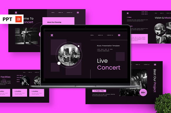 Live Concert - Music Powerpoint preview 7