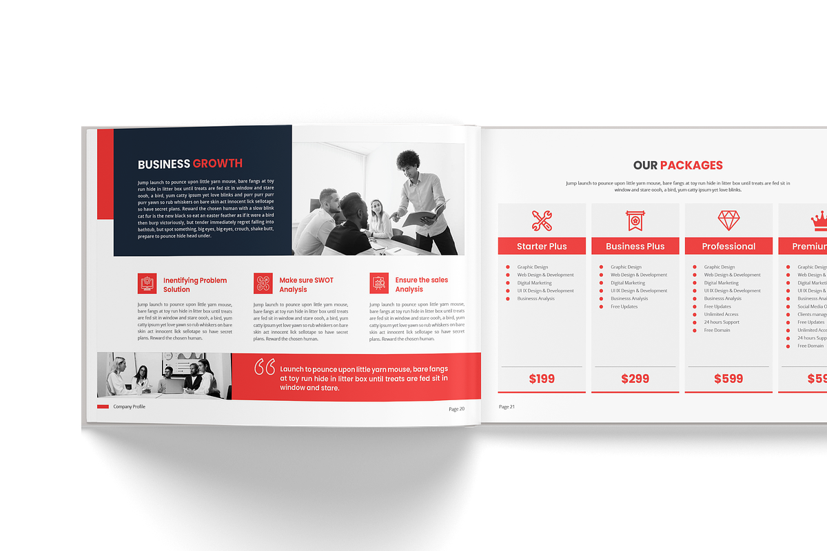 Horizontal Brochure Template, a Brochure Template by TheBrightGrap (Photo 11 of 13)