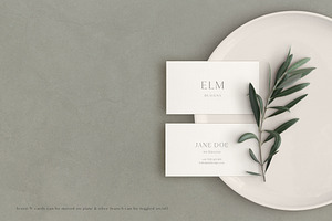 Elm - Business Card Mockup Kit