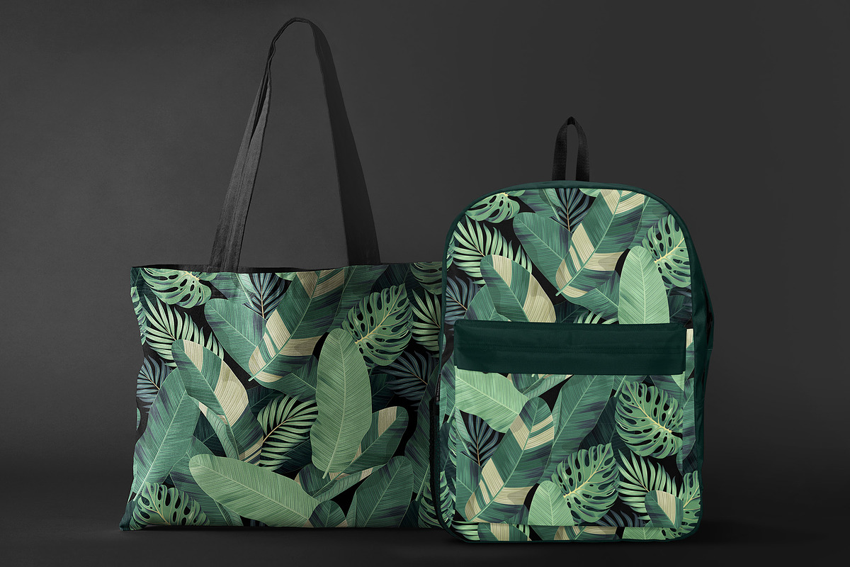 Jungle Foliage Pattern, a Pattern Graphic by GreyLilac (Photo 6 of 7)
