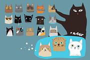 Cats Bundle Vector Edition, an Animal Illustration by Alena (Thumbnail 2 of 5)