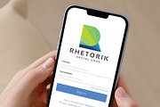 Rhetorik Letter R Logo, a Branding & Logo Template by Design_Planet (Thumbnail 1 of 4)