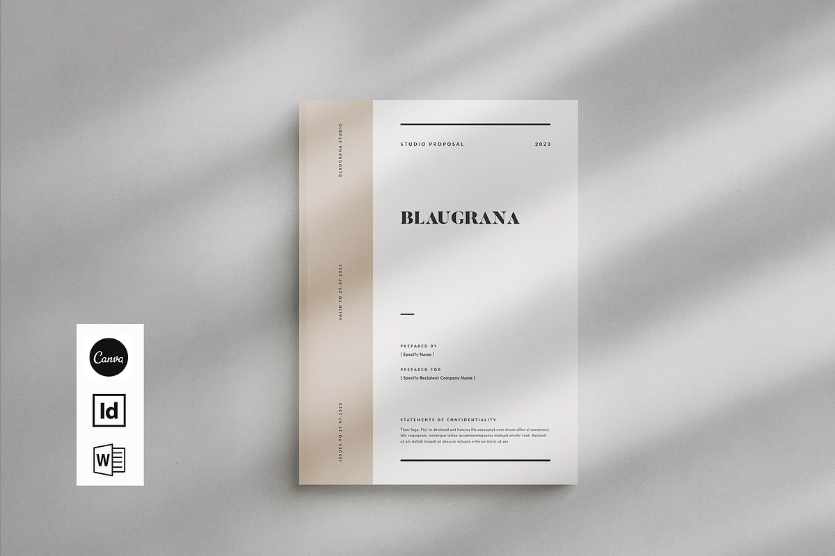 Proposal, a Brochure Template by Occy Design (Photo 1 of 10)
