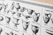 Typology of Greek vase shapes, an Illustration by CatMadePattern (Thumbnail 5 of 8)