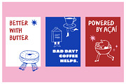 The Breakfast Club Illustration Set, a Decorative Illustration by Marish (Thumbnail 7 of 10)