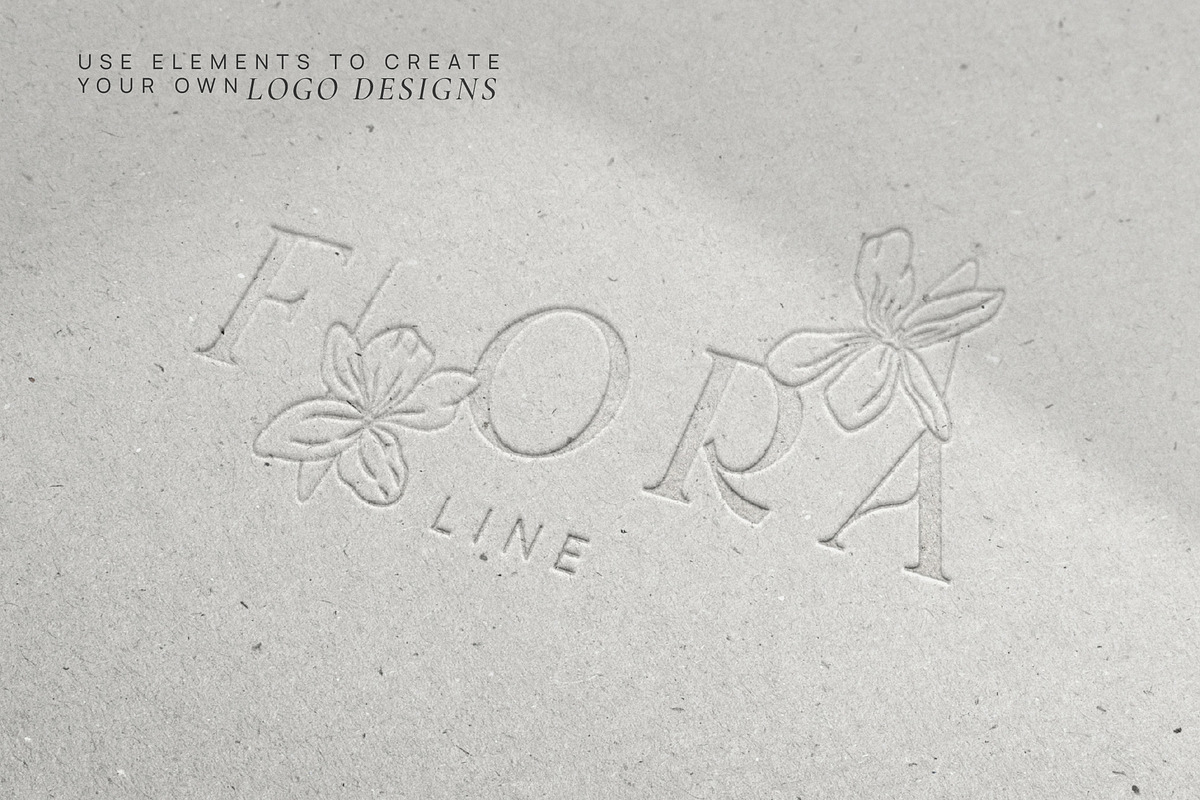 Minimalistic Spring Flowers Line Art, a Decorative Illustration by La Petite Line Art (Photo 11 of 12)