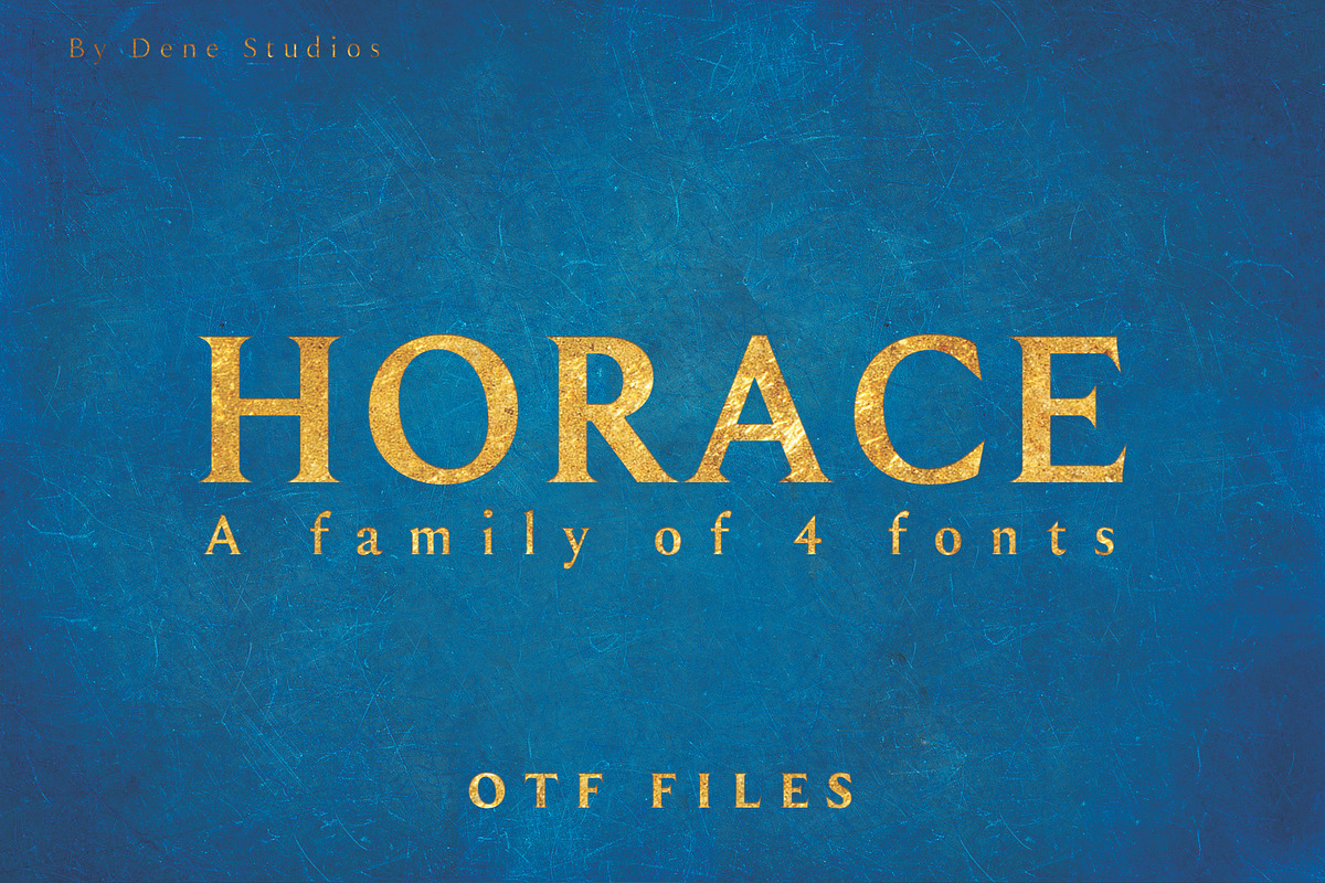 HORACE typeface