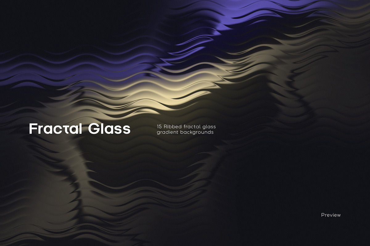 Ribbed Fractal Glass Gradient, a Background Graphic by Ghurafa Studio (Photo 3 of 10)