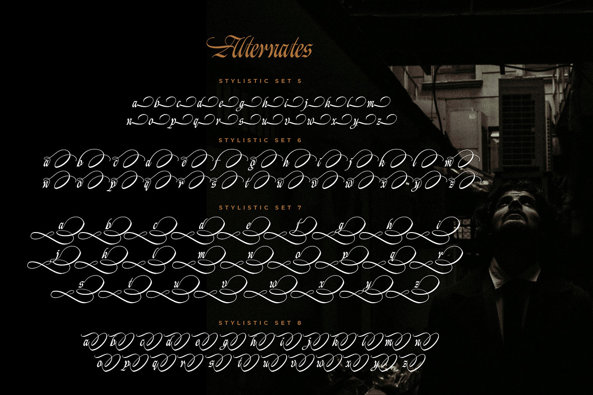 Grand Milky Typeface, a Blackletter Font by alit design (Photo 9 of 20)