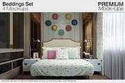 Bed Linens Bundle - 30 Mockups, an Apparel Mockup by mock-ups (Thumbnail 13 of 35)