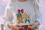 Brushstroke Gingerbread Christmas, an Illustration by designcity5 (Thumbnail 7 of 8)