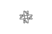 Minimalist Leaves Natural Logo, a Branding & Logo Template by Luxury Logos (Thumbnail 3 of 4)
