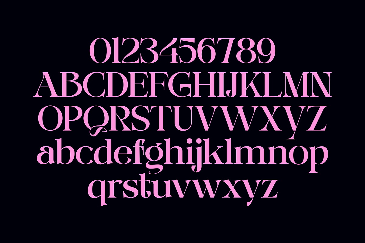 Ebamo - Serif Display Font, a Serif Font by Marvadesign (Photo 7 of 9)