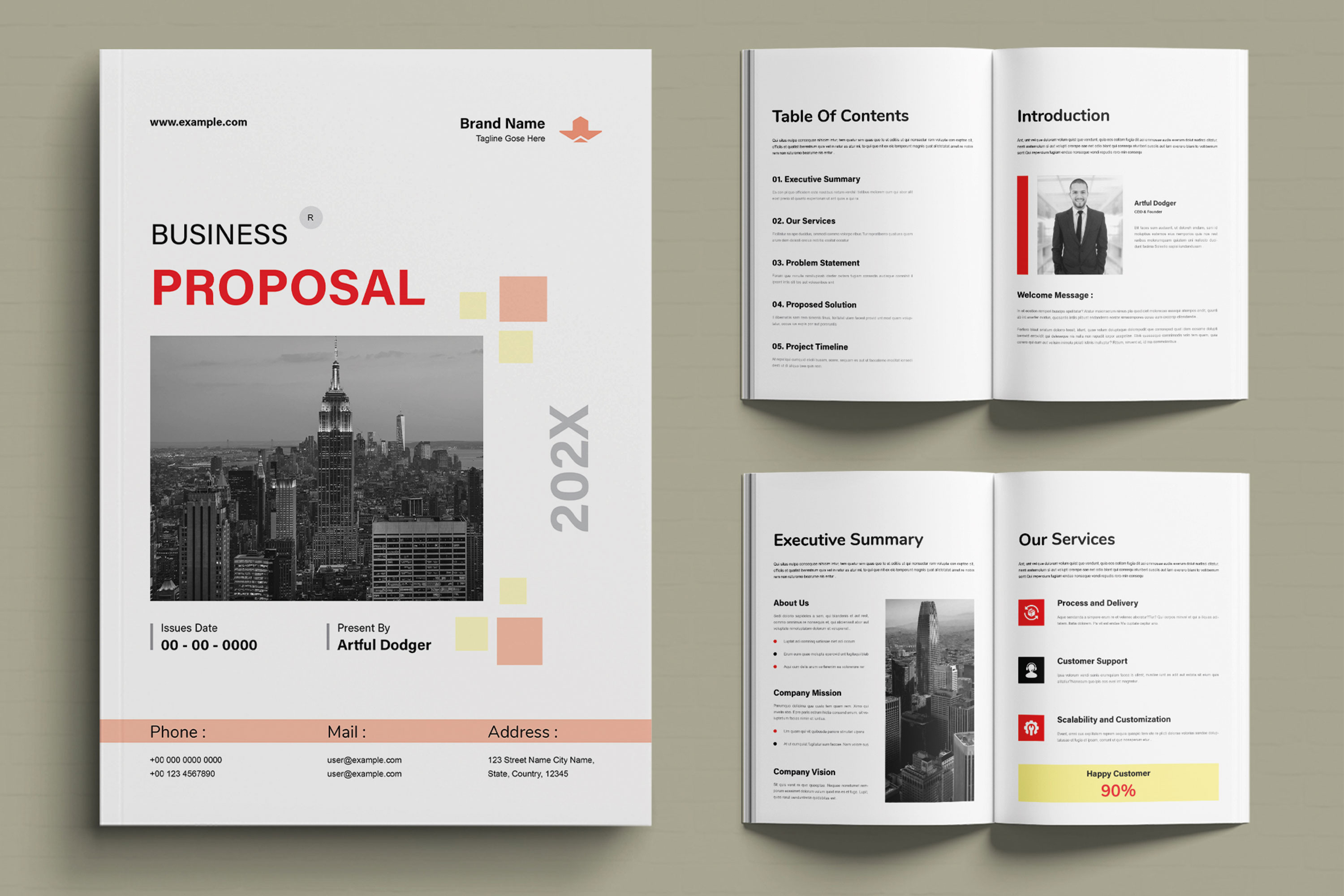 Business Proposal Layout