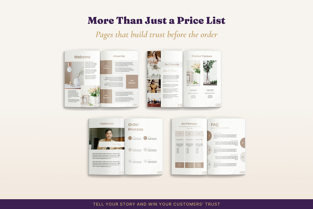 Product Catalog and Line Sheets, a Magazine Template by B2 Studio (Photo 7 of 18)