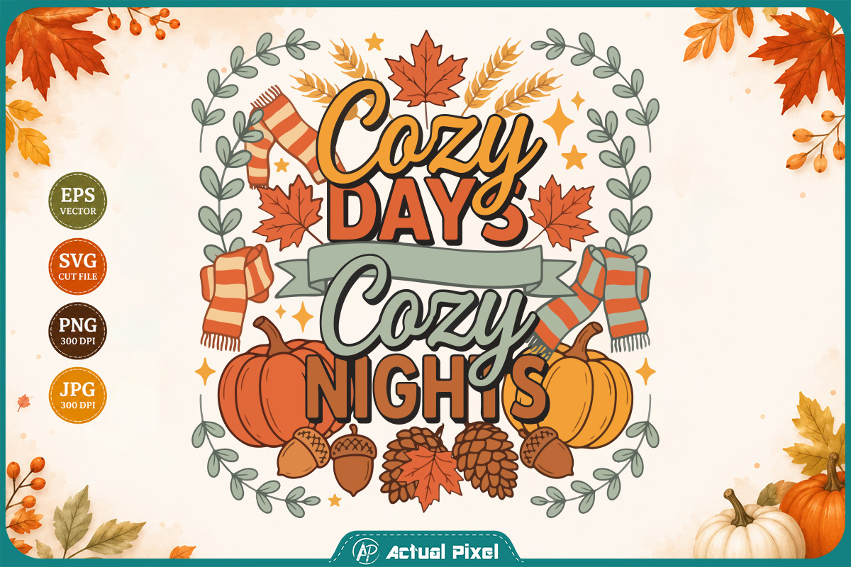 Fall Autumn Quotes Bundle, a Seasonal Illustration by Actual Pixel (Photo 4 of 15)