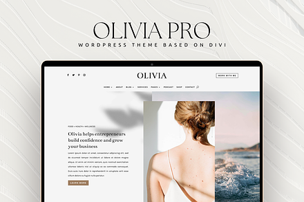 Health WordPress Theme Olivia Pro, a WordPress Template by Lovely Confetti