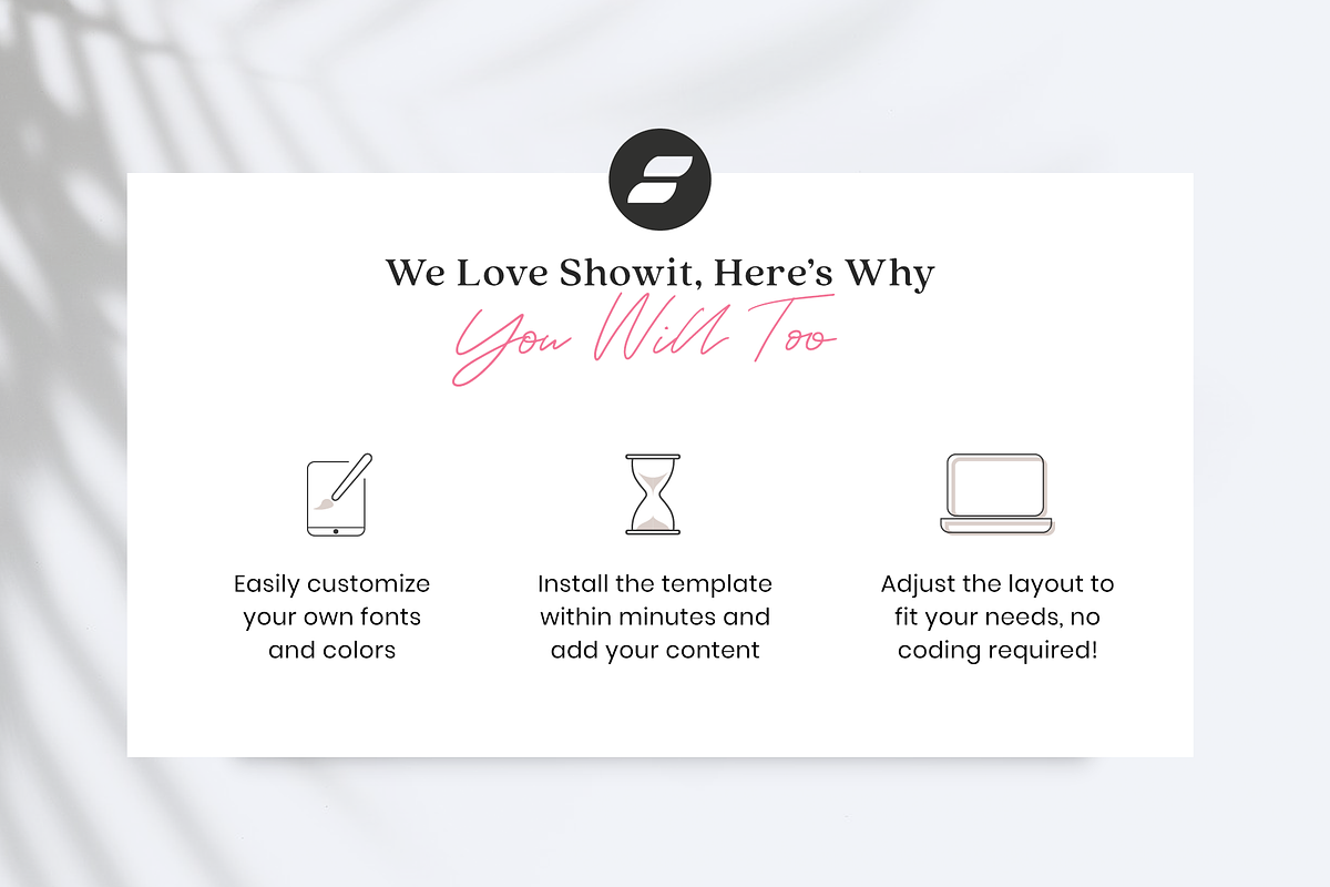 Showit Sales Landing Page Template, a Landing Page Template by Sugar Studios (Photo 3 of 3)
