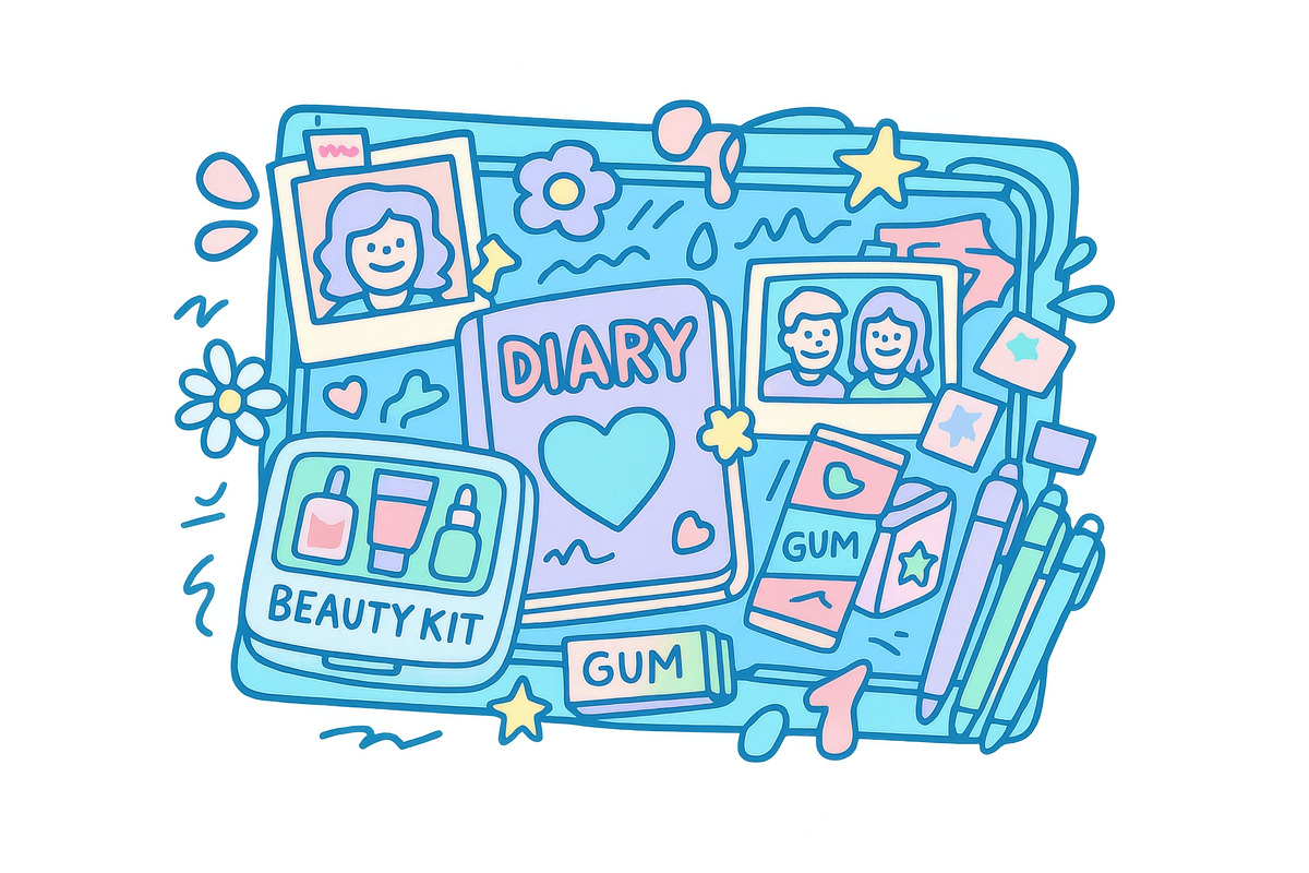 Back to school illustration with dia, an Illustration by Dvoevnore photos