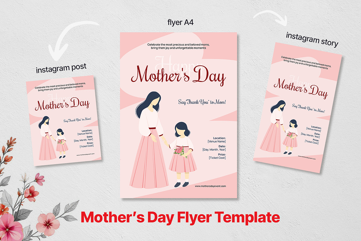 Mother’s Day Flyer Template, a Print Template by Chist Design (Photo 1 of 3)