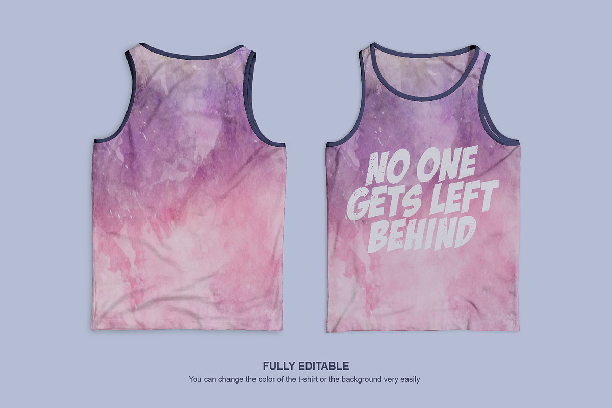Unisex Jersey Tank Mockups, an Advertising Mockup by Rasgood (Photo 2 of 3)