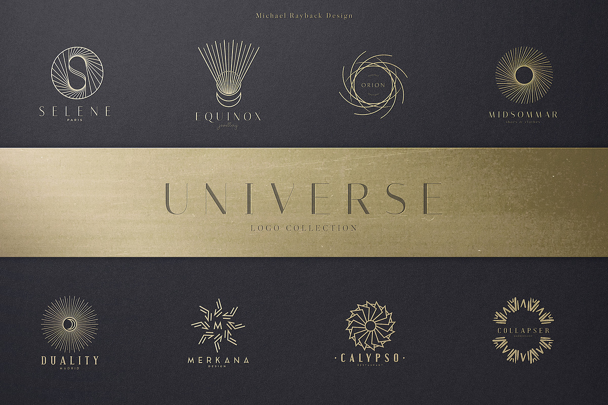 Universe Logo Collection, a Branding & Logo Template by Michael Rayback Design (Photo 1 of 7)
