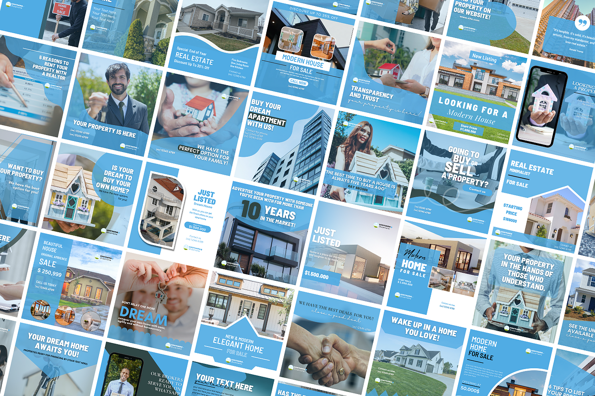 3 in 1 Real Estate Canva Bundle, a Social Media Template by Canvagator (Photo 3 of 7)