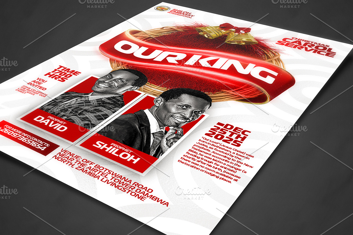 Christmas carol service Template, a Social Media Template by church flyer templates (Photo 4 of 4)