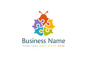 Puzzle Ladybug Custom Logo, a Branding & Logo Template by ARTE MIGUEL (Thumbnail 1 of 3)