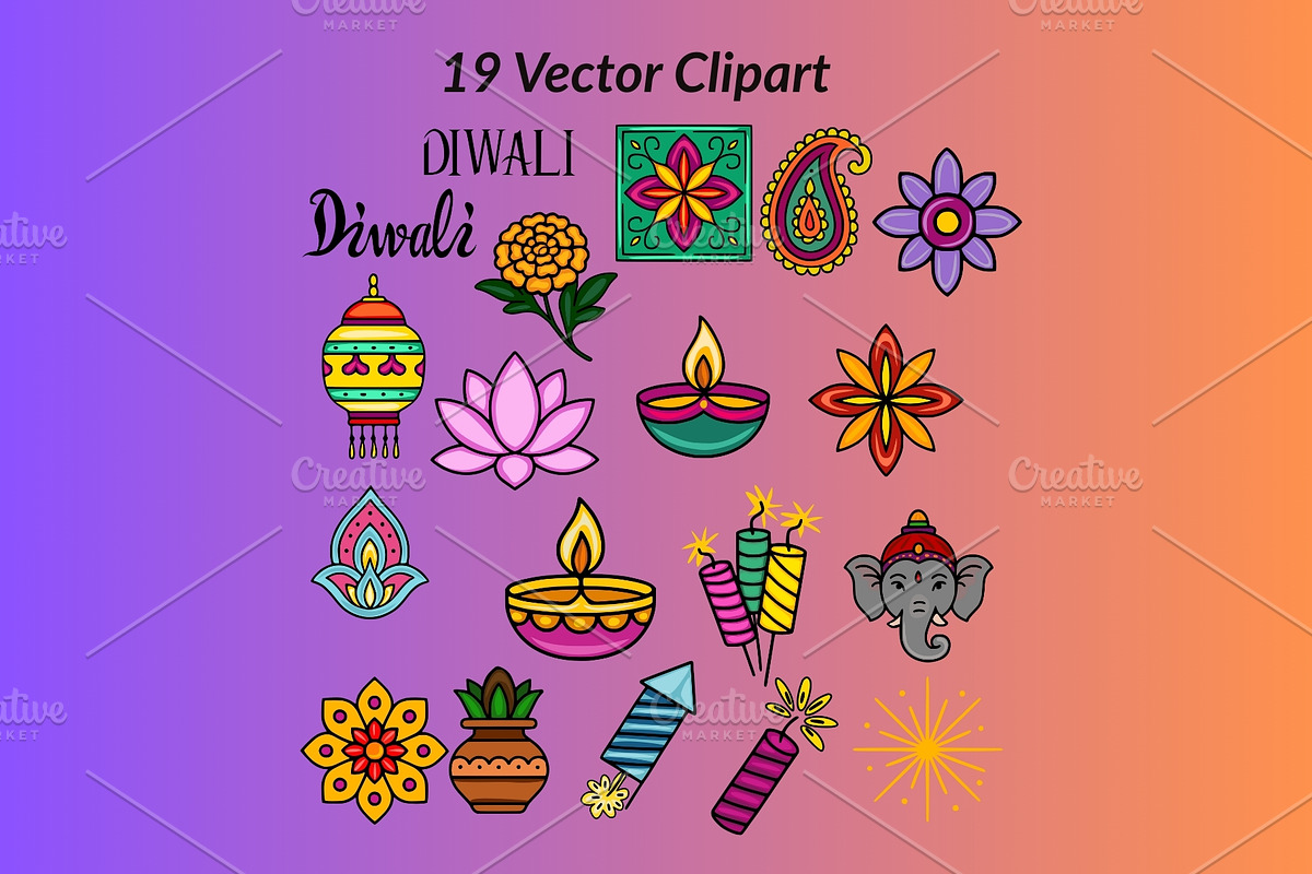 Happy Diwali: Festival of Lights, a Seasonal Illustration by Elatedowl (Photo 4 of 17)