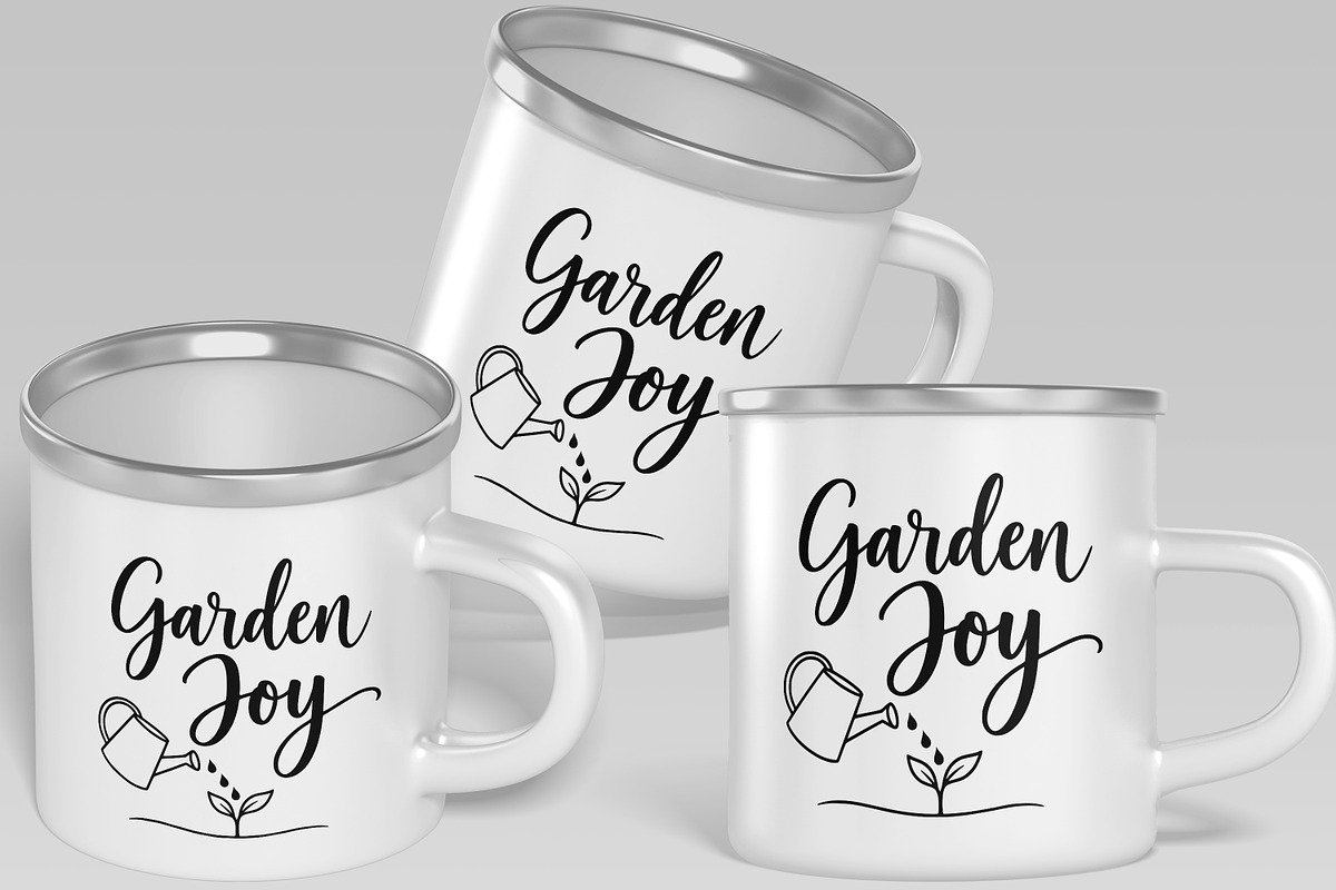 Garden Joy Watering Can Line Art, an Object Illustration by Ghagra (Photo 4 of 7)