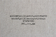 Typewriter font, a Sans Serif Font by vetre.antanaviciute (Thumbnail 4 of 4)