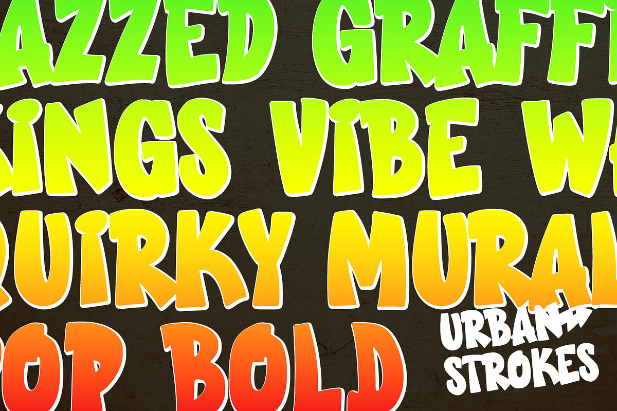 Urban Stroke, a Symbol Font by Ditatype (Photo 5 of 11)