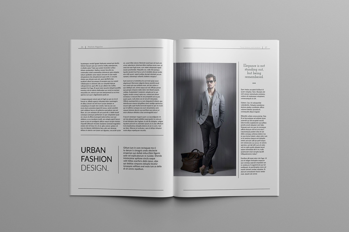 Modiste Magazine 40%OFF, a Magazine Template by Kingtown (Photo 7 of 7)