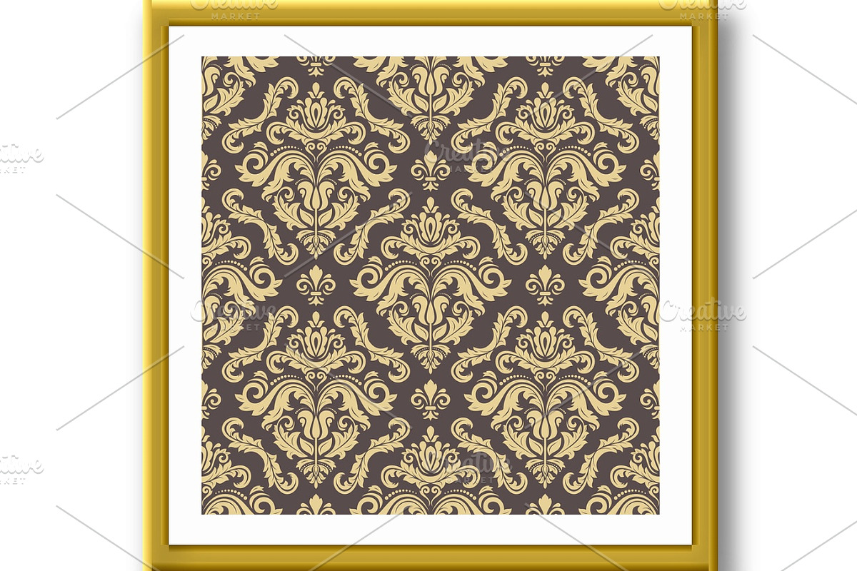 Orient Damask Seamless Background, a Pattern Graphic by FineArtStudio (Photo 2 of 3)