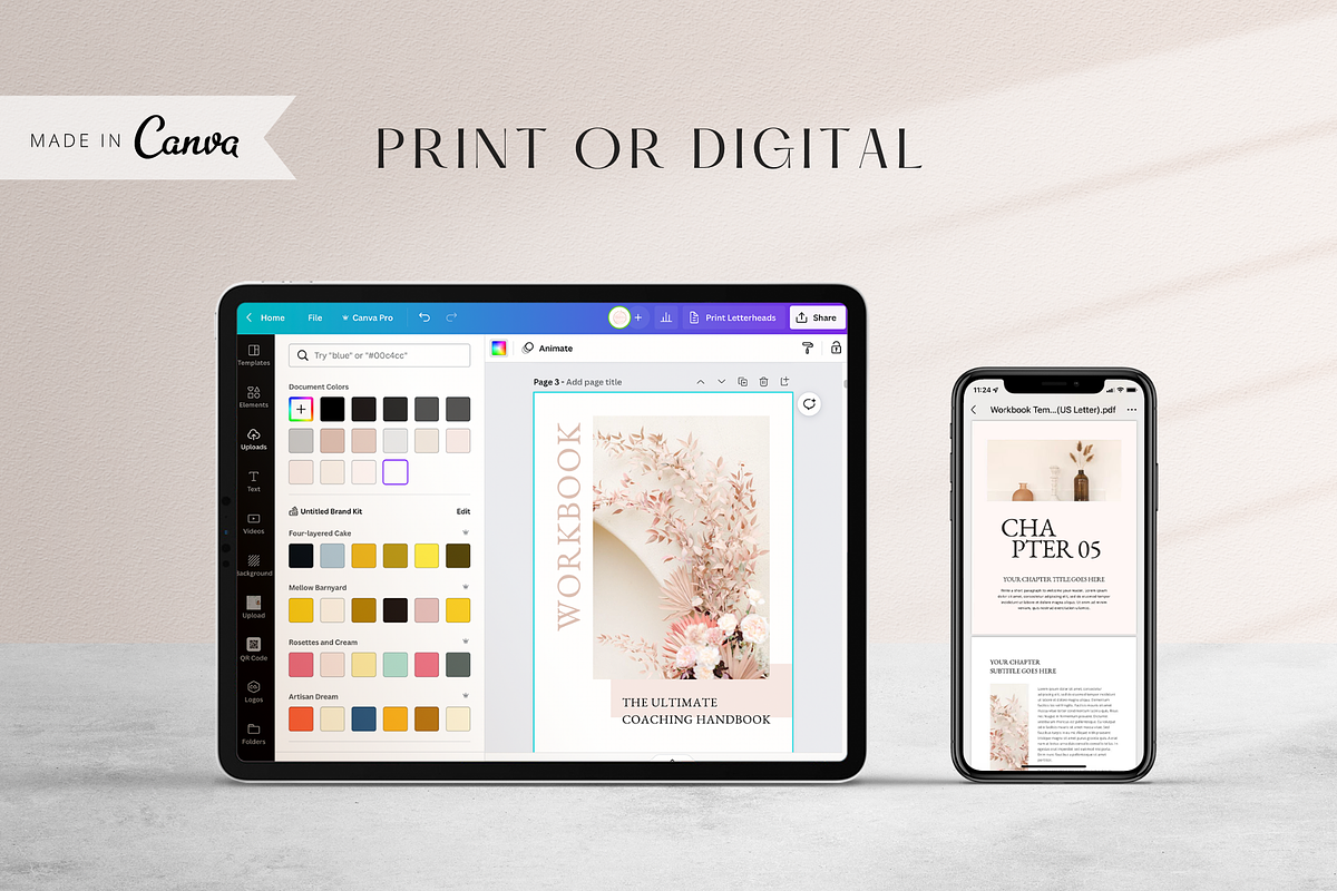 Ebook Workbook Handbook Template, a Magazine Template by ShopRShop (Photo 8 of 10)