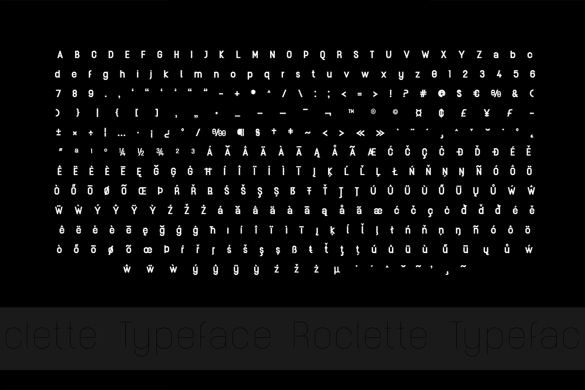 Roclette Display Typeface, a Sans Serif Font by Foxtype (Photo 4 of 10)