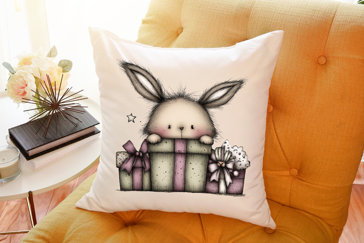 Whimsical Christmas Animals Clipart, an Illustration by Sublimation Artist (Photo 6 of 6)