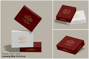 Luxury Box Mockup, a Packaging Mockup by Unerispace