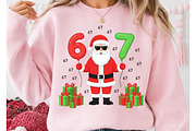 Six Seven Santa PNG, an Object Illustration by DreamCafeArt (Thumbnail 2 of 7)