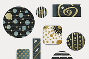 Modern Metallic Patterns, a Pattern Graphic by Megan Aili Designs (Thumbnail 11 of 12)