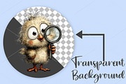Whimsical Easter Chick Clipart PNG, a Seasonal Illustration by Canvas Craft (Thumbnail 2 of 7)