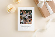 Black Merry Christmas Card Template, a Card Template by Salsal Design (Thumbnail 4 of 4)