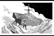 Black & white drawing collection., a Person Illustration by Grandfailure (Thumbnail 14 of 23)