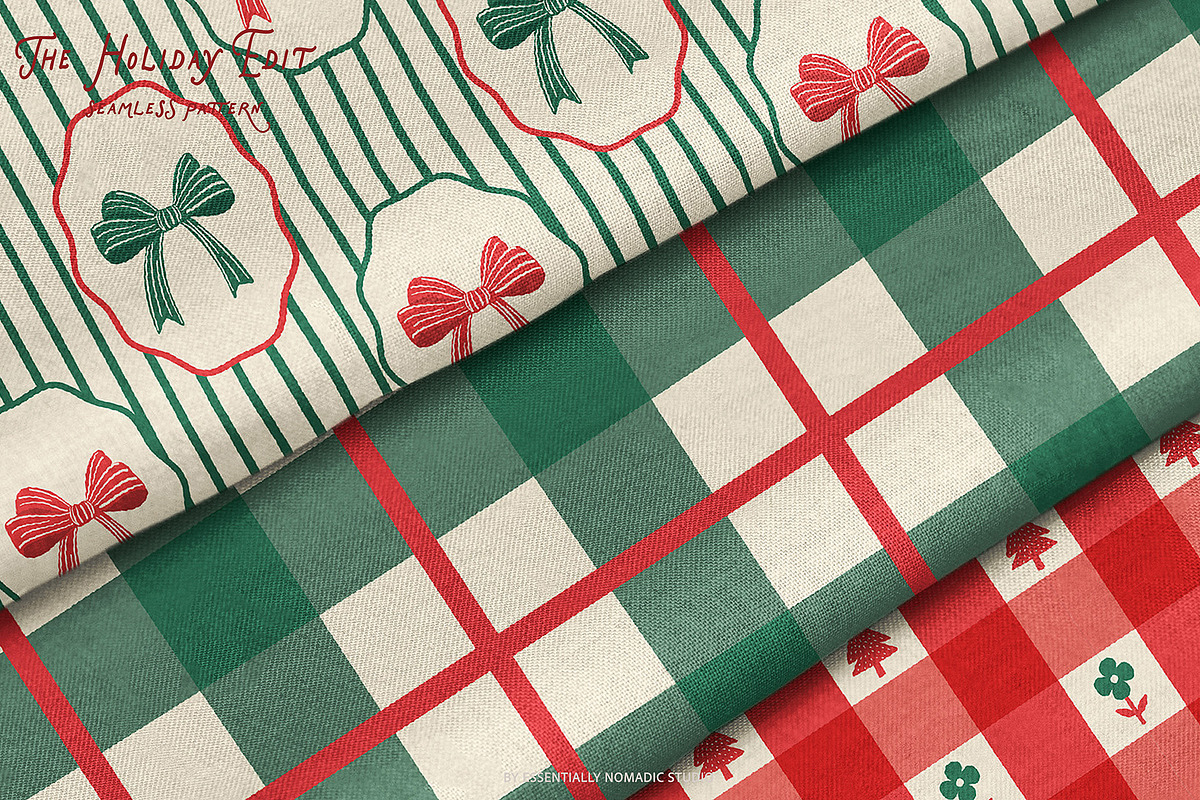 Christmas Seamless Patterns, a Pattern Graphic by Essentially Nomadic (Photo 5 of 9)