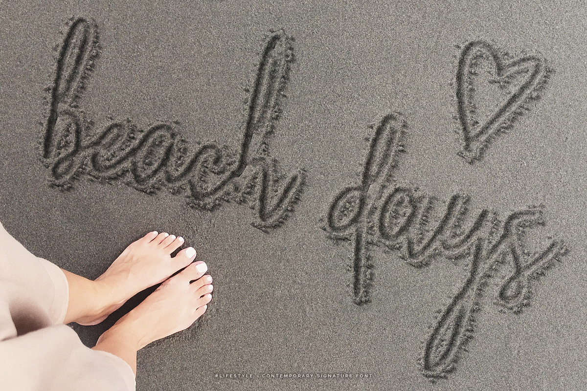 #lifestyle | SIGNATURE SCRIPT FONT, a Script Font by Sophia J Caldwell (Photo 17 of 17)