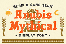 Anubis Mythical - Display Font